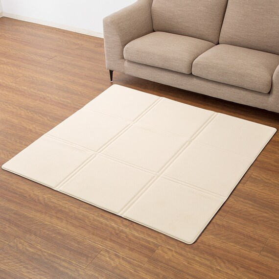 たためるリバーシブルやわらかプレイマット(RV01 140x140) 3枚目画像