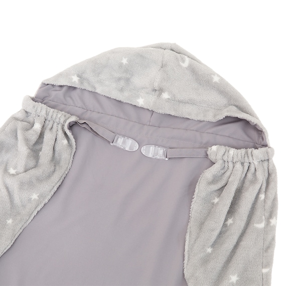 抱っこ紐ブランケット(Nウォーム GY ST01c-g) 12枚目画像