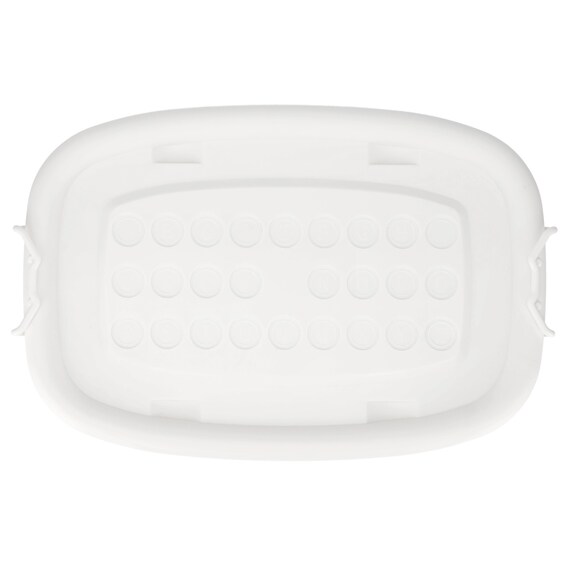 おもちゃにぴったり キャスター付きトイボックス【深型おもちゃ箱】(ベージュ/ホワイト) 7枚目画像