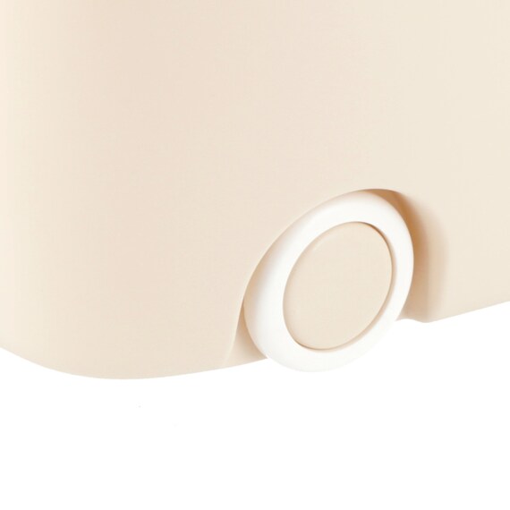 おもちゃにぴったり キャスター付きトイボックス【深型おもちゃ箱】(ベージュ/ホワイト) 11枚目画像