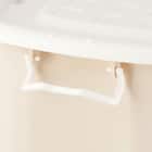 おもちゃにぴったり キャスター付きトイボックス【深型おもちゃ箱】(ベージュ/ホワイト) 13枚目画像