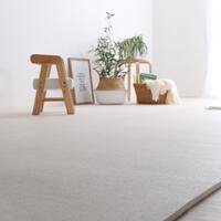 継ぎ目がない PVCロールマット スリムショート(110×200cm) (BE)