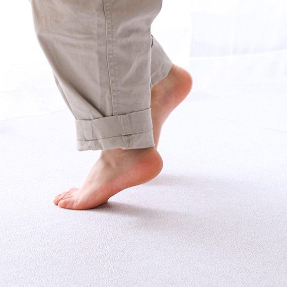 継ぎ目がない PVCロールマット スリムショート(110×200cm) (GY) 8枚目画像