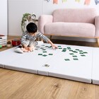 折りたたみ式キッズプレイマット Lサイズ(160×200cm) (GY) 3枚目画像