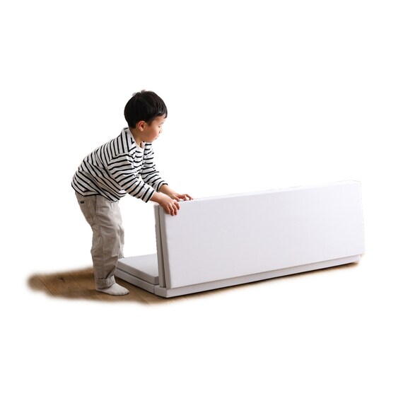 折りたたみ式キッズプレイマット Lサイズ(160×200cm) (GY) 7枚目画像