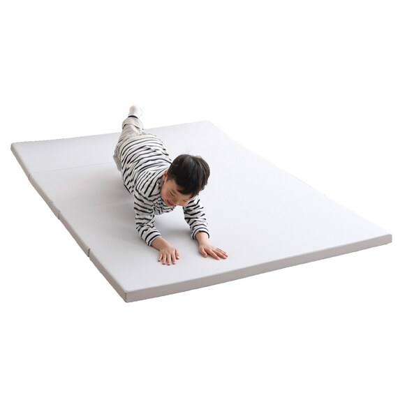折りたたみ式キッズプレイマット Lサイズ(160×200cm) (GY) 8枚目画像