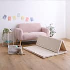 折りたたみ式キッズプレイマット Lサイズ(160×200cm) (BE) 3枚目画像