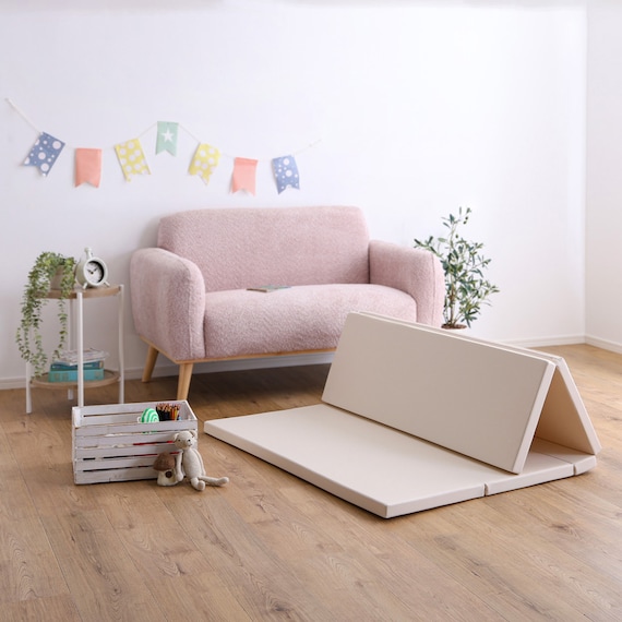 折りたたみ式キッズプレイマット Lサイズ(160×200cm) (BE) 3枚目画像