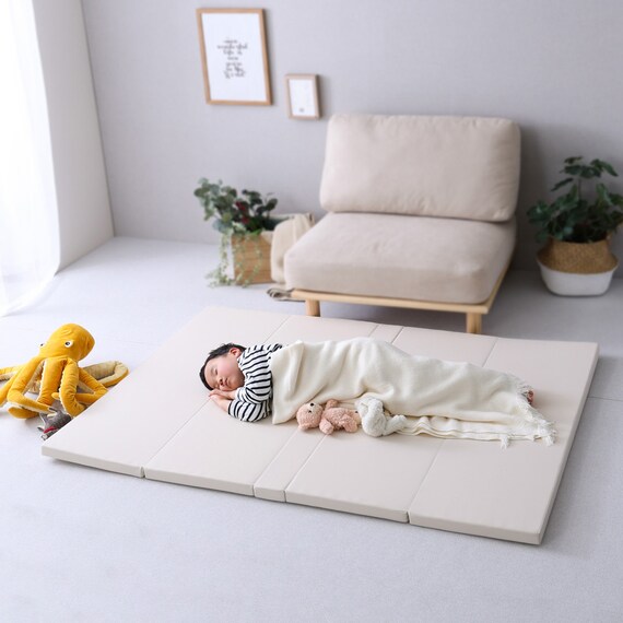 折りたたみ式キッズプレイマット Lサイズ(160×200cm) (BE) 4枚目画像