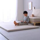 折りたたみ式キッズプレイマット Lサイズ(160×200cm) (BE) 5枚目画像
