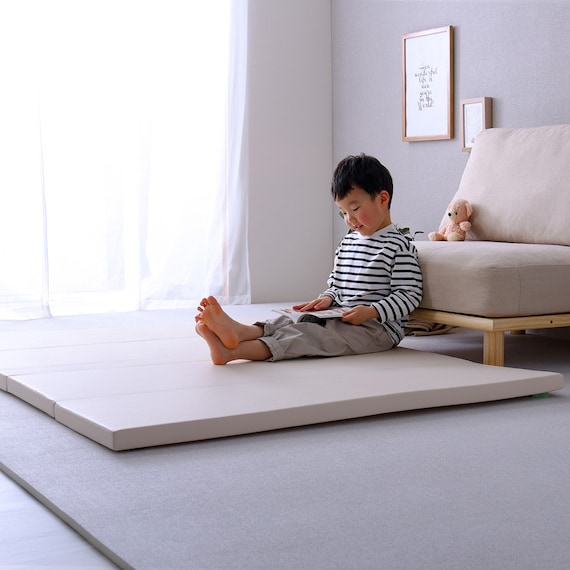 折りたたみ式キッズプレイマット Lサイズ(160×200cm) (BE) 5枚目画像