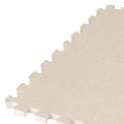 極厚2cm 制菌・抗菌・防音・滑り止め付き 起毛パズルマット4枚 ふち付き(ベージュ SN01 57×57cm) 7枚目画像