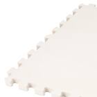 極厚2cm 制菌・抗菌・防音・滑り止め付き 起毛パズルマット4枚 ふち付き(ベージュ SN01 57×57cm) 8枚目画像