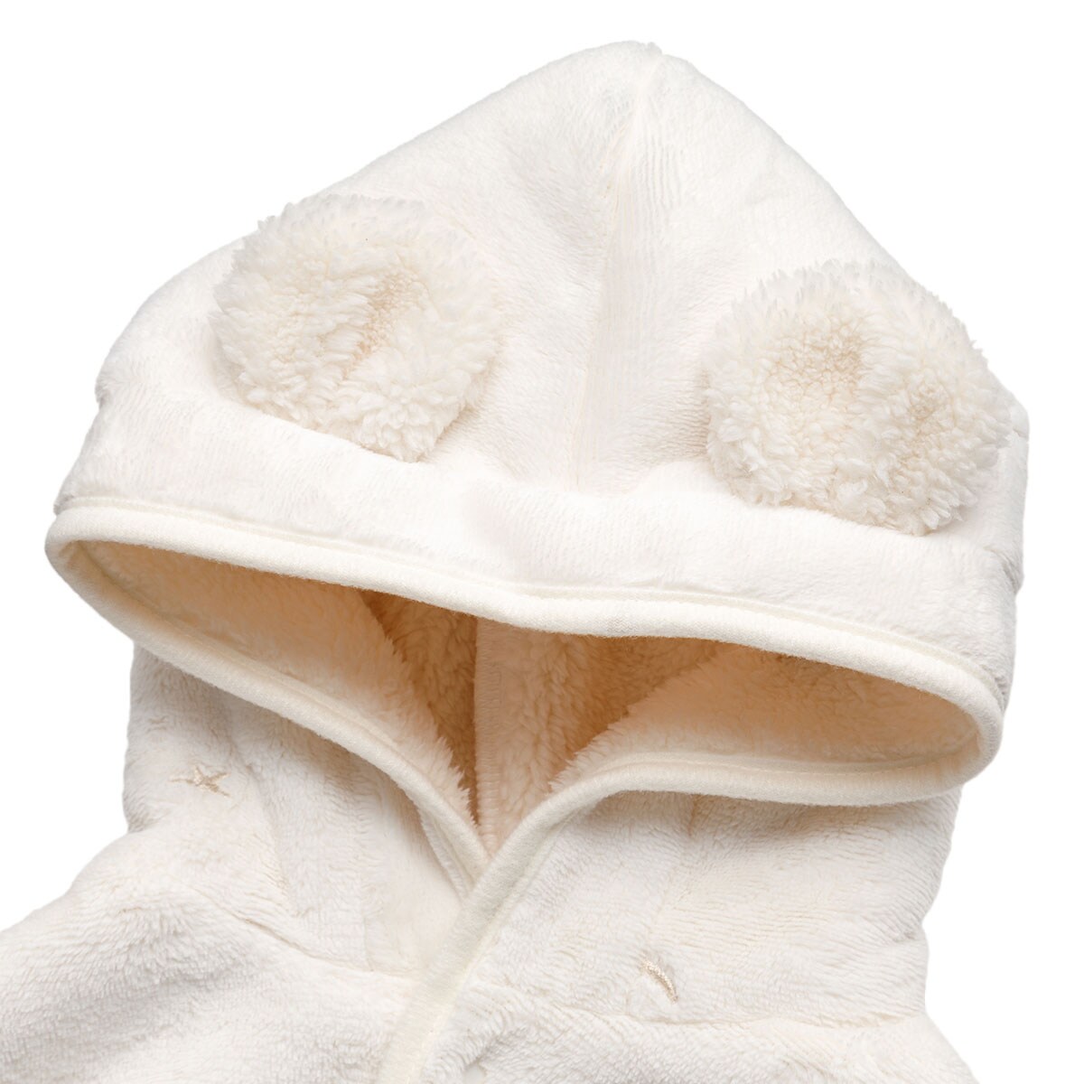 フード付きポンチョ(NウォームWSP アイボリー ST25) | ニトリネット