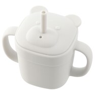 クマのストロー両手マグ