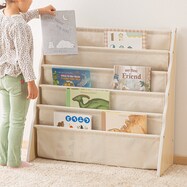 絵本ラック5段ミア(ナチュラル)