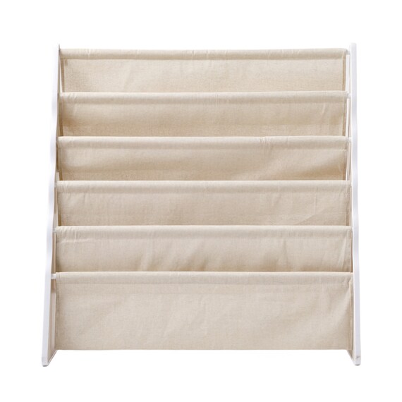 絵本ラック5段ミア(ホワイトウォッシュ) 6枚目画像