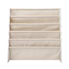 絵本ラック5段ミア(ホワイトウォッシュ) 6枚目画像