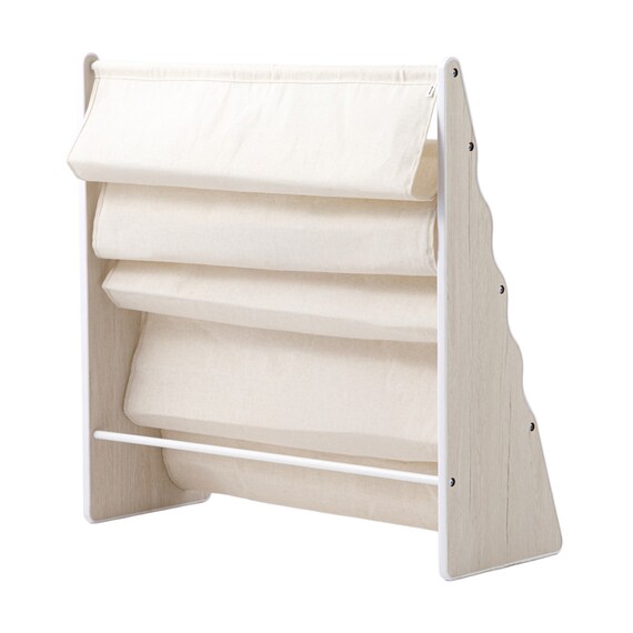 絵本ラック5段ミア(ホワイトウォッシュ) 8枚目画像