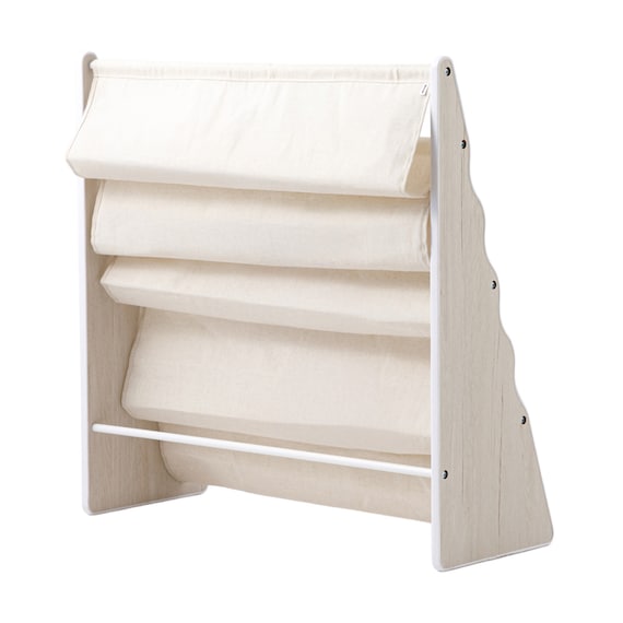 絵本ラック5段ミア(ホワイトウォッシュ) 8枚目画像