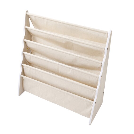 絵本ラック5段ミア(ホワイトウォッシュ) 10枚目画像