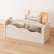 持ち運びできる絵本ラックミア(ナチュラル)