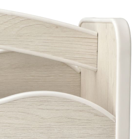 持ち運びできる絵本ラックミア(ホワイトウォッシュ) 12枚目画像