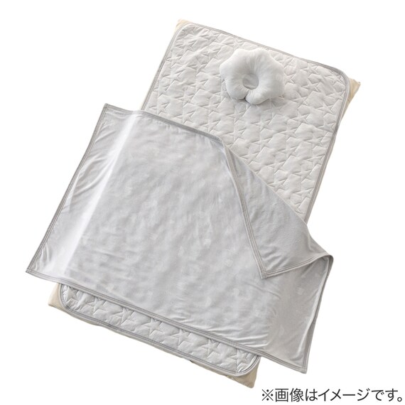 Nクール極冷 ベビータオルケット(GY SK26) 6枚目画像