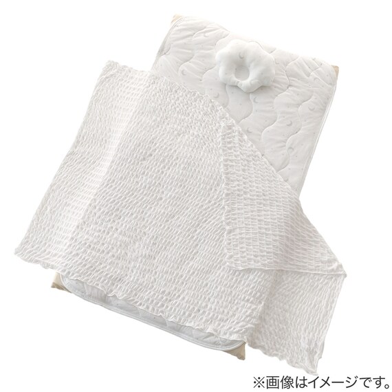 Nクール くしゅくしゅベビーブランケット(IV KS26) 4枚目画像