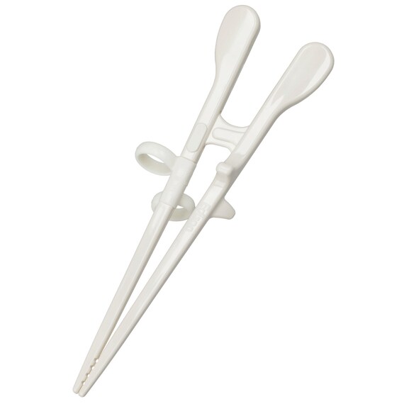 エジソンのお箸キッズ 右手用 入園(ホワイト) 1枚目画像