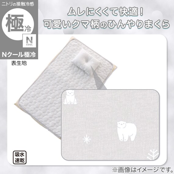 Nクール極冷 枕 35X25cm(SK26) 3枚目画像