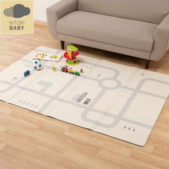 たためる やわらかプレイマット ロードマップ(RM01 130X190) 1枚目画像