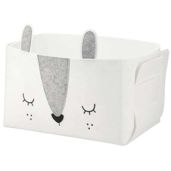 折り畳みできる動物収納(ホワイト) 1枚目画像