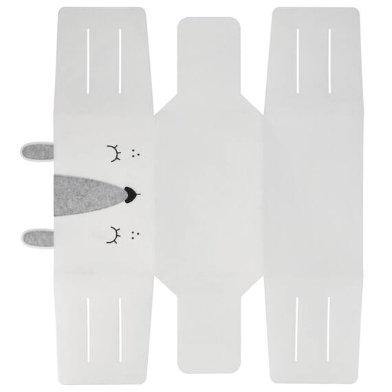 折り畳みできる動物収納(ホワイト) 6枚目画像