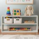 キッズ デスク収納 Nセルフル(ホワイト) 2枚目画像