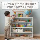 キッズ デスク収納 Nセルフル(ホワイト) 5枚目画像