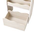 キッズ収納ラック (Nミア S ホワイトウォッシュ) 9枚目画像