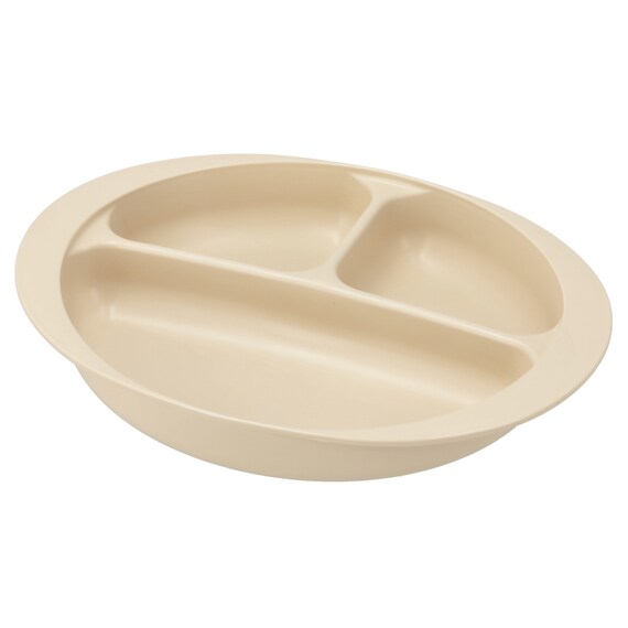 撥水ランチプレート(KL01 ベージュ) 1枚目画像