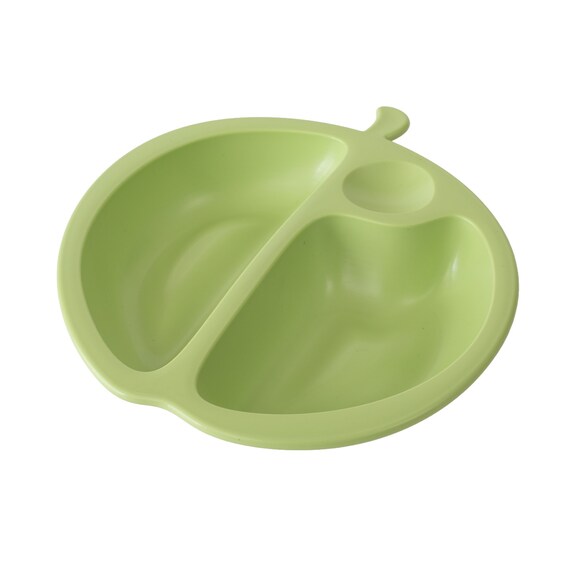 撥水アップルプレート グリーン KL01 1枚目画像