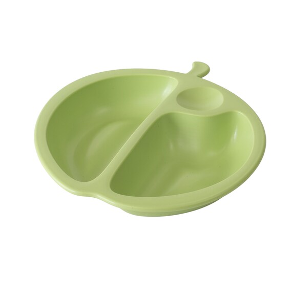 撥水アップルプレート グリーン KL01 3枚目画像