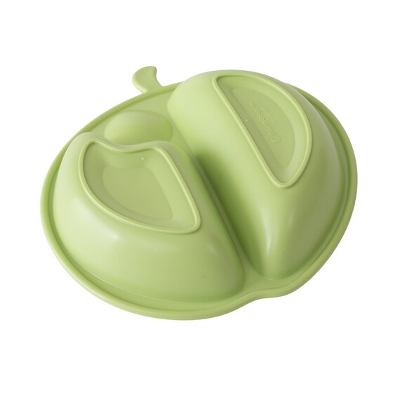 撥水アップルプレート グリーン KL01 4枚目画像