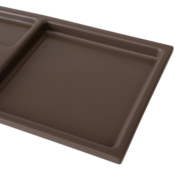 撥水プレートトレー ブラウン KL01 3枚目画像