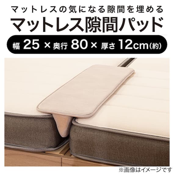 マットレス隙間パッド(GD001 グレー) 2枚目画像