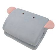 挟んで使えるもちもちマルチクッション(ゾウ BK001)