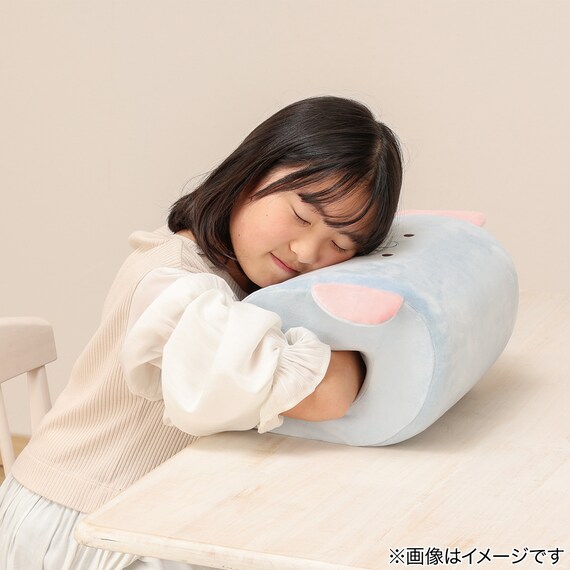 挟んで使えるもちもちマルチクッション(ゾウ BK001) 6枚目画像