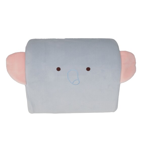 挟んで使えるもちもちマルチクッション(ゾウ BK001) 7枚目画像