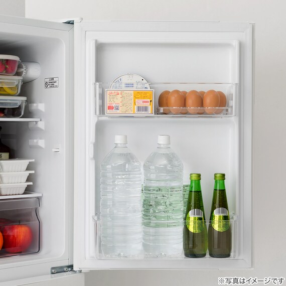 117L 直冷式 2ドア冷凍冷蔵庫(ML2G02 ホワイト)延長保証付き(リサイクル回収なし) 12枚目画像