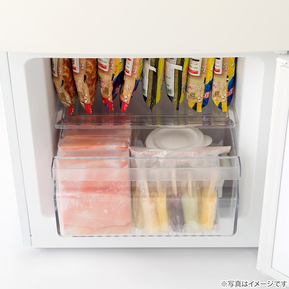 117L 直冷式 2ドア冷凍冷蔵庫(ML2G02 ホワイト)延長保証付き(リサイクル回収なし) 14枚目画像