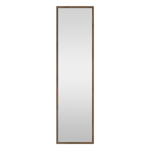 ウォールミラー(幅28×高さ120cm ミドルブラウン 005IT) 1枚目画像