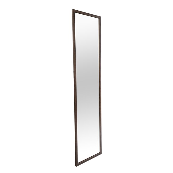 ウォールミラー(幅28×高さ120cm ミドルブラウン 005IT) 2枚目画像